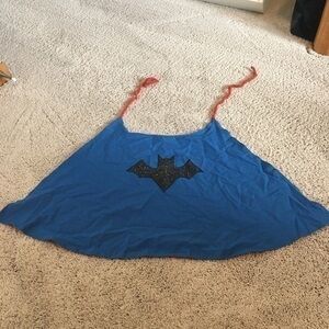 Vintage Batman / Superman reversible cape